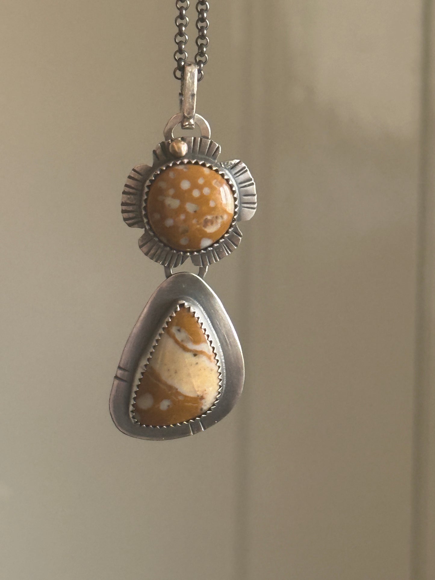 Fawn Jasper Pendant