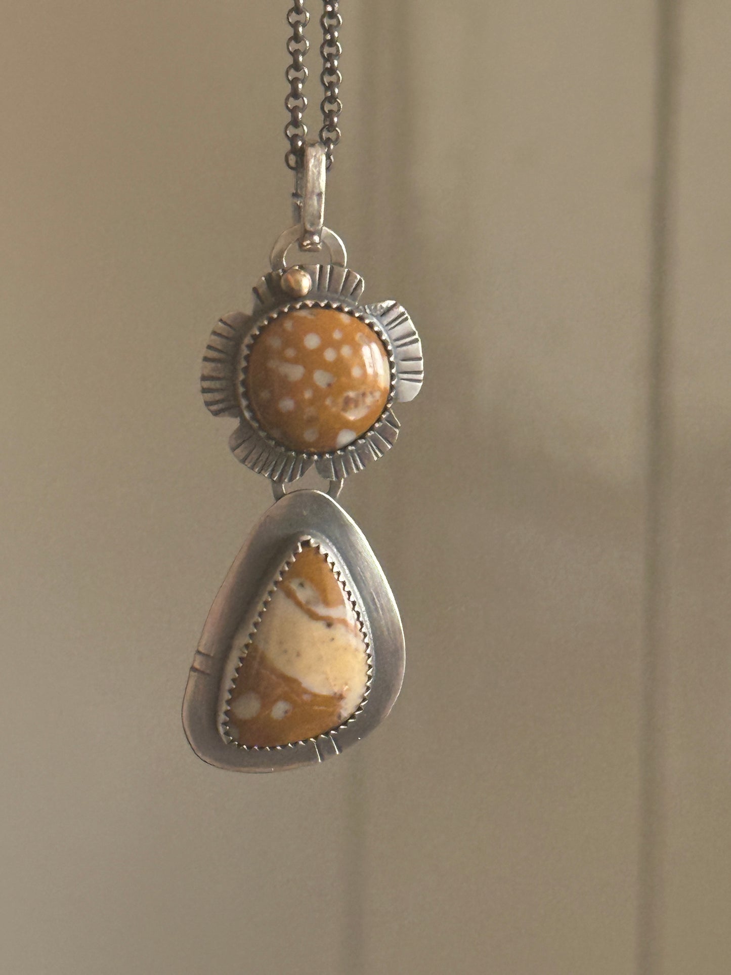 Fawn Jasper Pendant