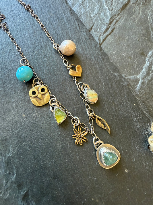 Long Charm Necklace