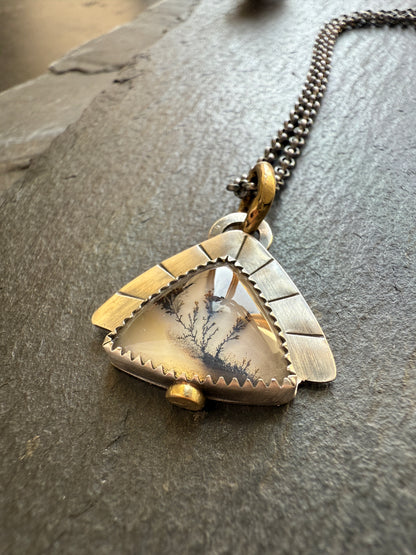 Scenic Dentric Agate Pendant