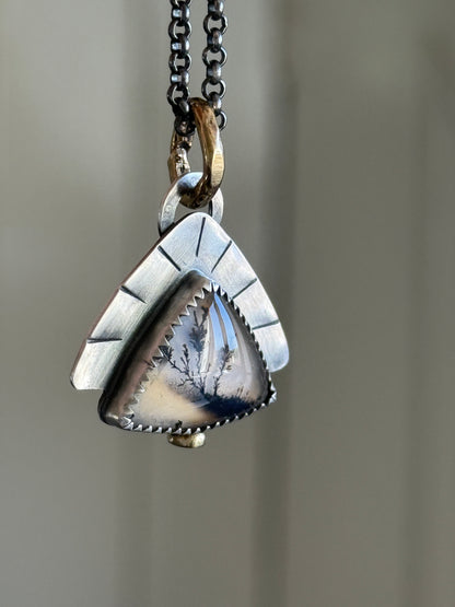Scenic Dentric Agate Pendant