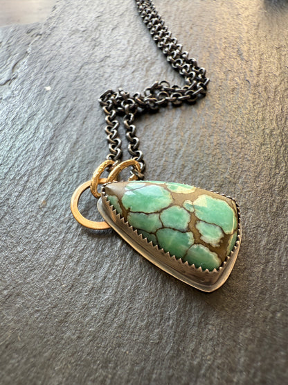 Desert Bloom Variscite Necklace
