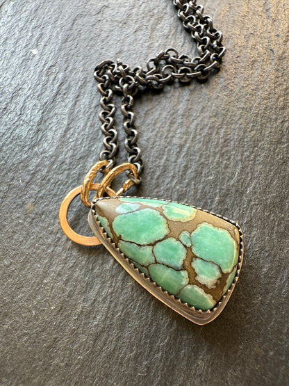 Desert Bloom Variscite Necklace