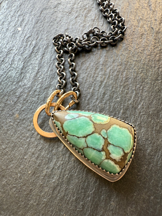 Desert Bloom Variscite Necklace