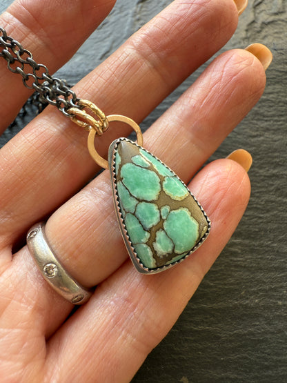 Desert Bloom Variscite Necklace