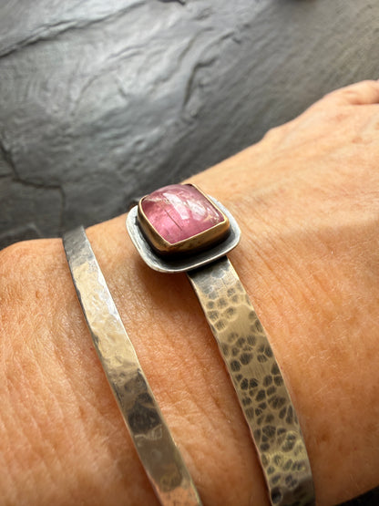 Pink Tourmaline Bangle