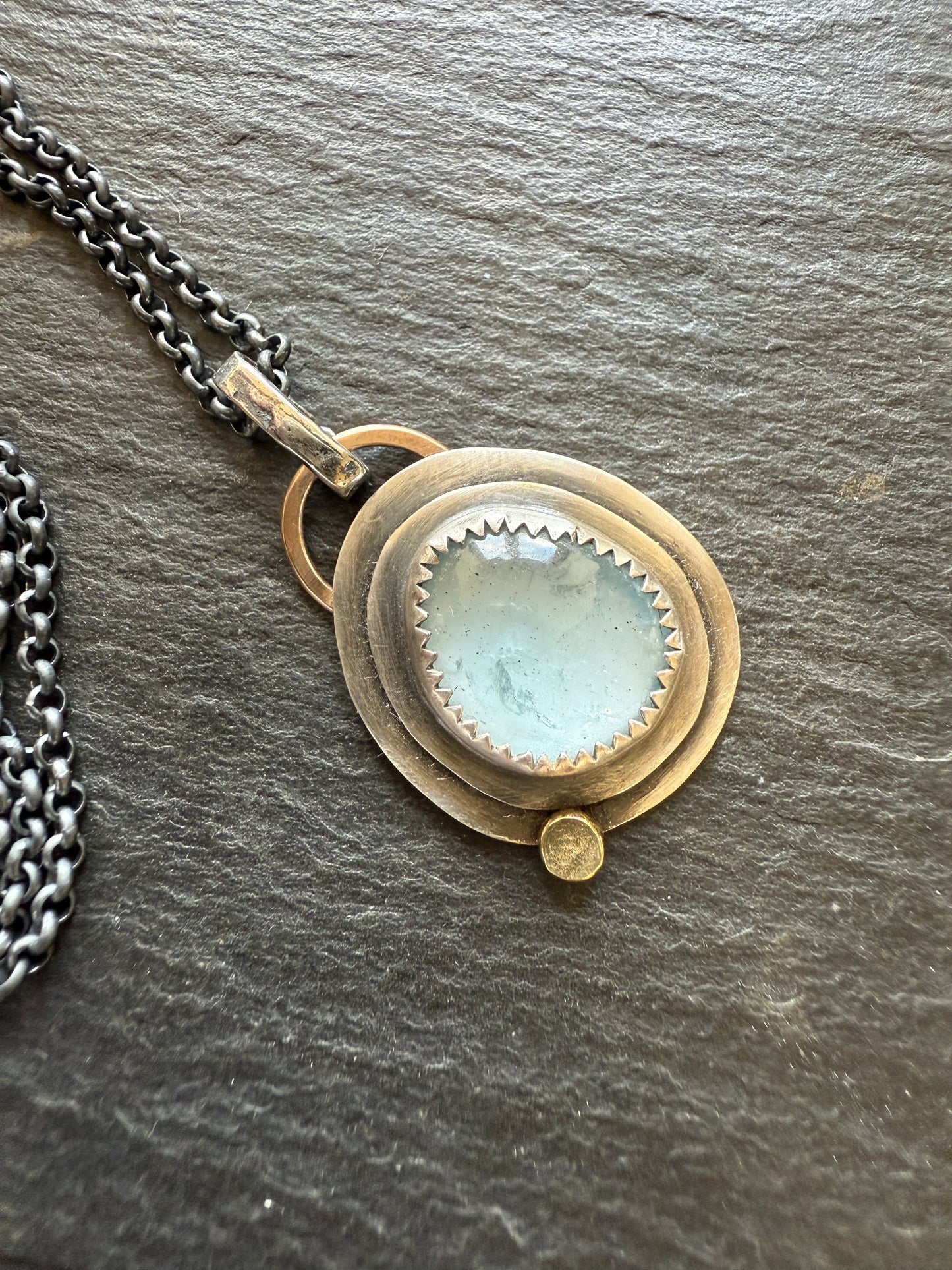 Aquamarine Pendant Necklace