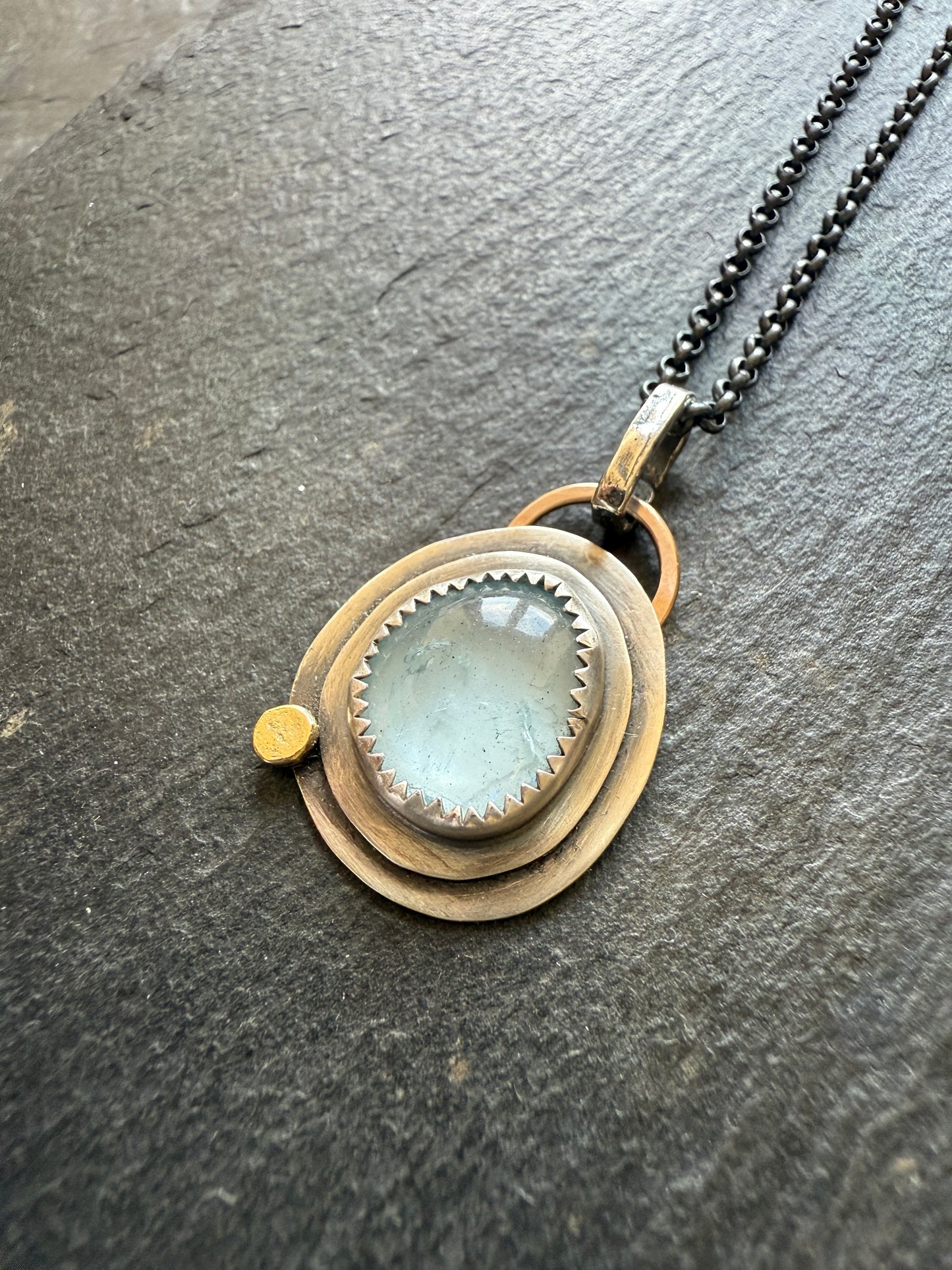 Aquamarine Pendant Necklace