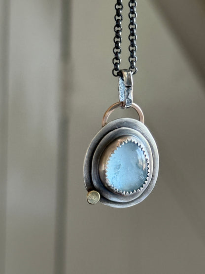 Aquamarine Pendant Necklace