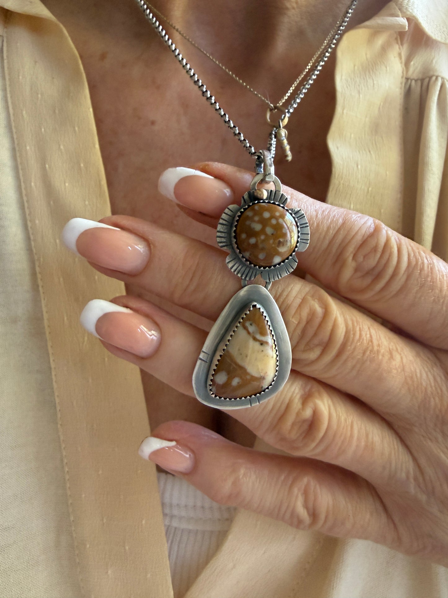 Fawn Jasper Pendant