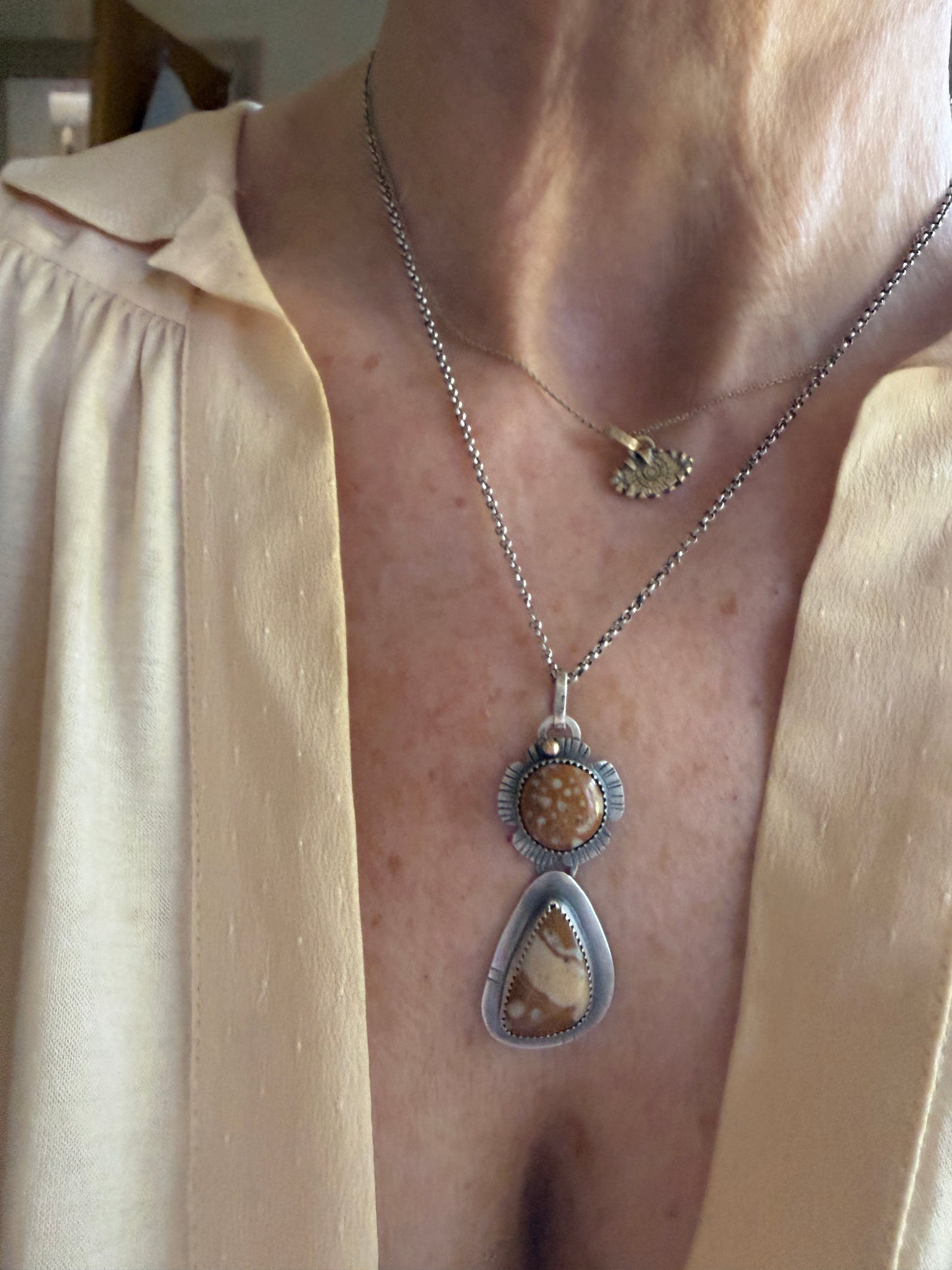 Fawn Jasper Pendant