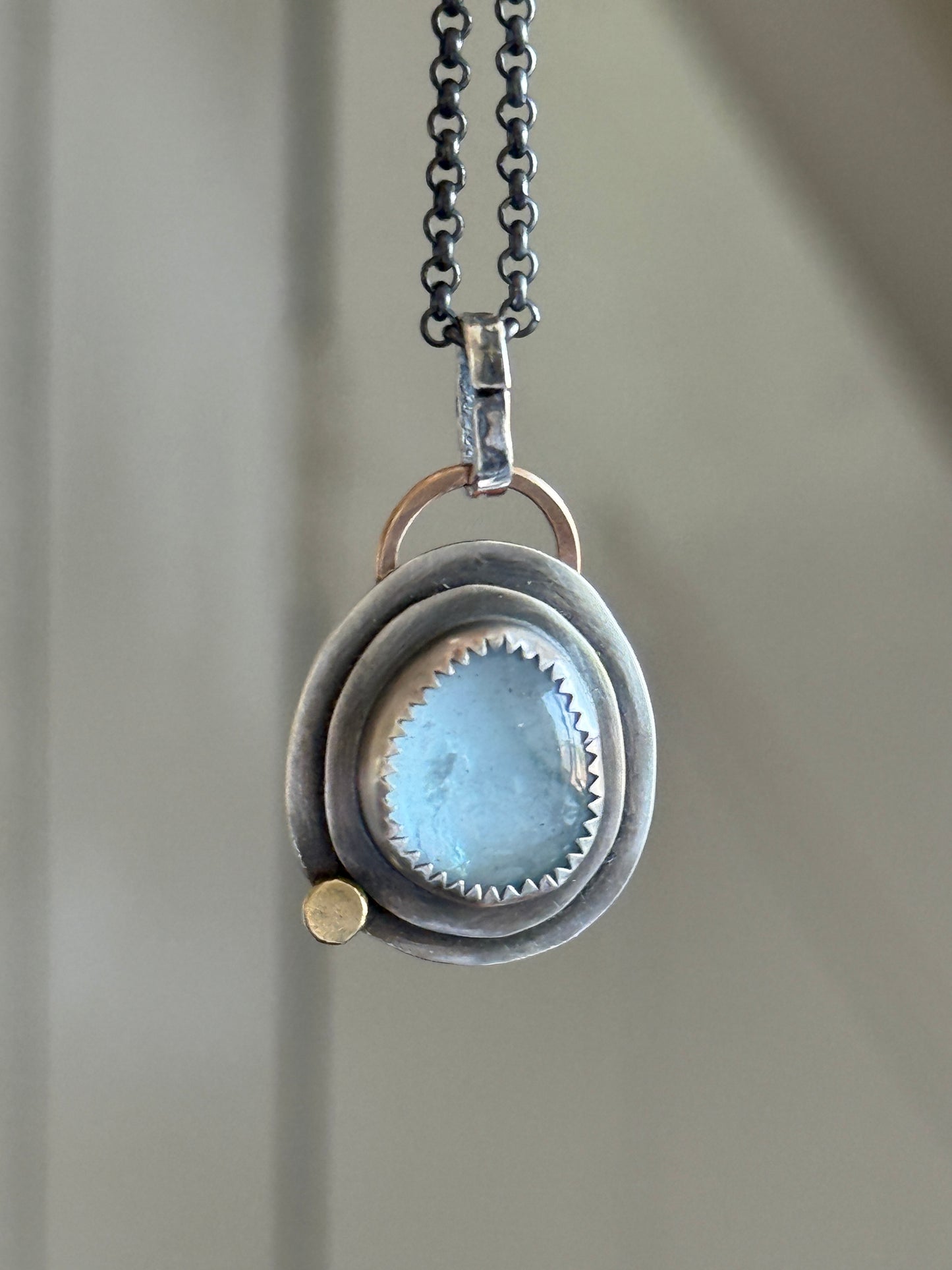 Aquamarine Pendant Necklace