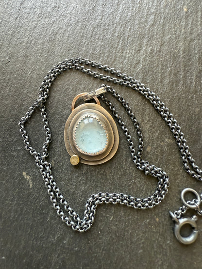 Aquamarine Pendant Necklace