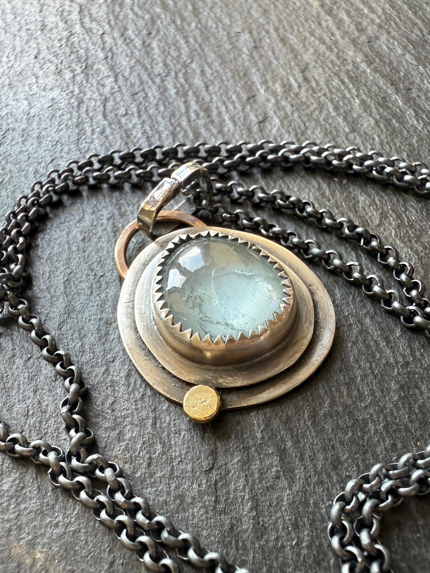 Aquamarine Pendant Necklace