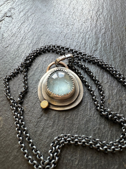 Aquamarine Pendant Necklace
