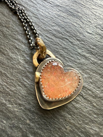 Dainty Sunstone Pendant