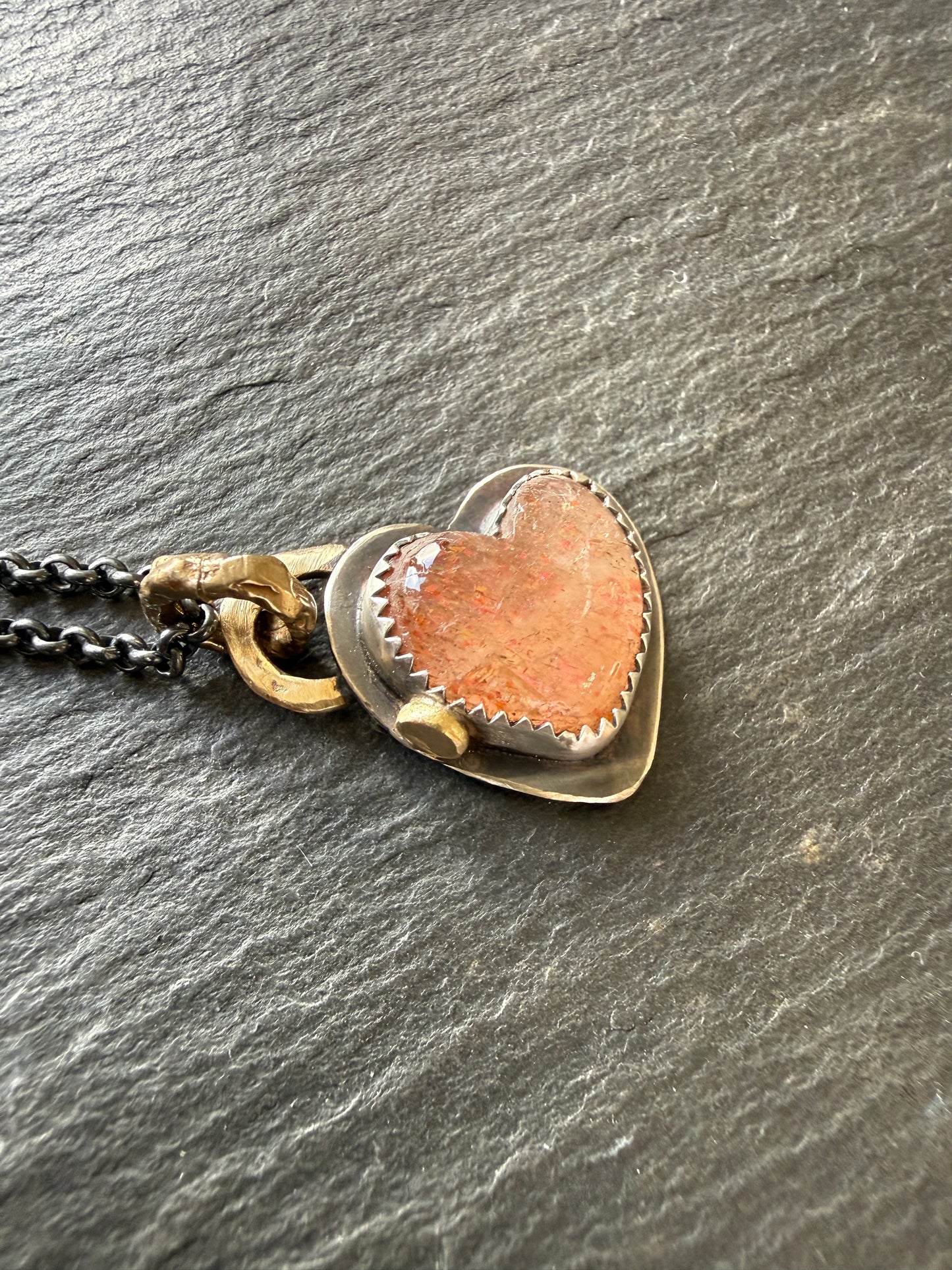 Dainty Sunstone Pendant
