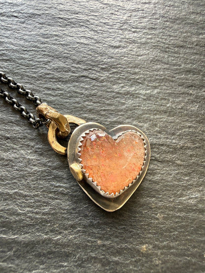 Dainty Sunstone Pendant