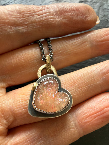 Dainty Sunstone Pendant