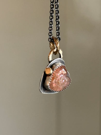 Dainty Sunstone Pendant