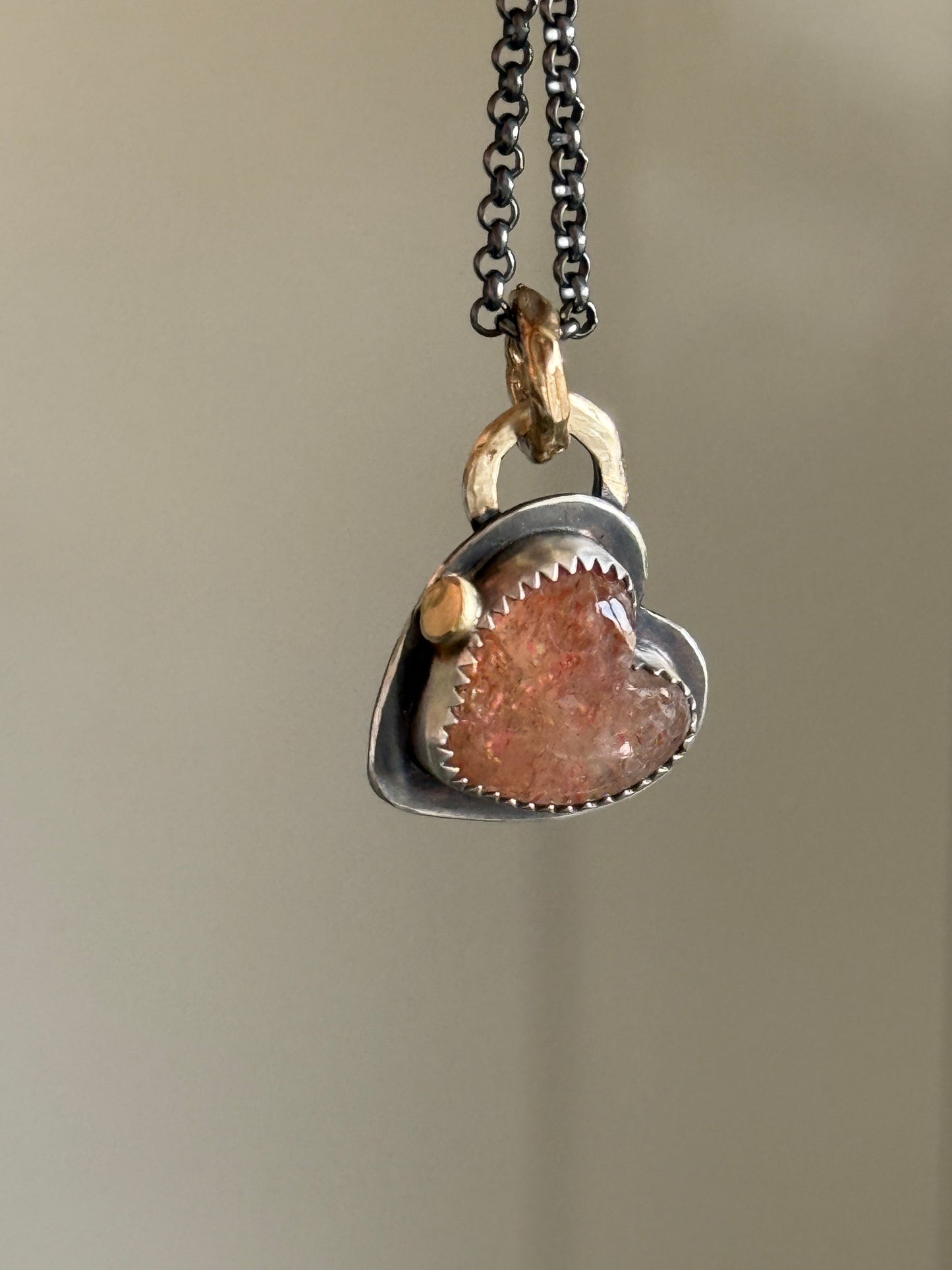 Dainty Sunstone Pendant