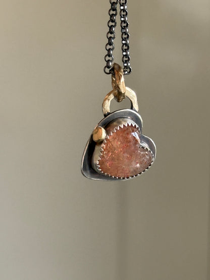 Dainty Sunstone Pendant