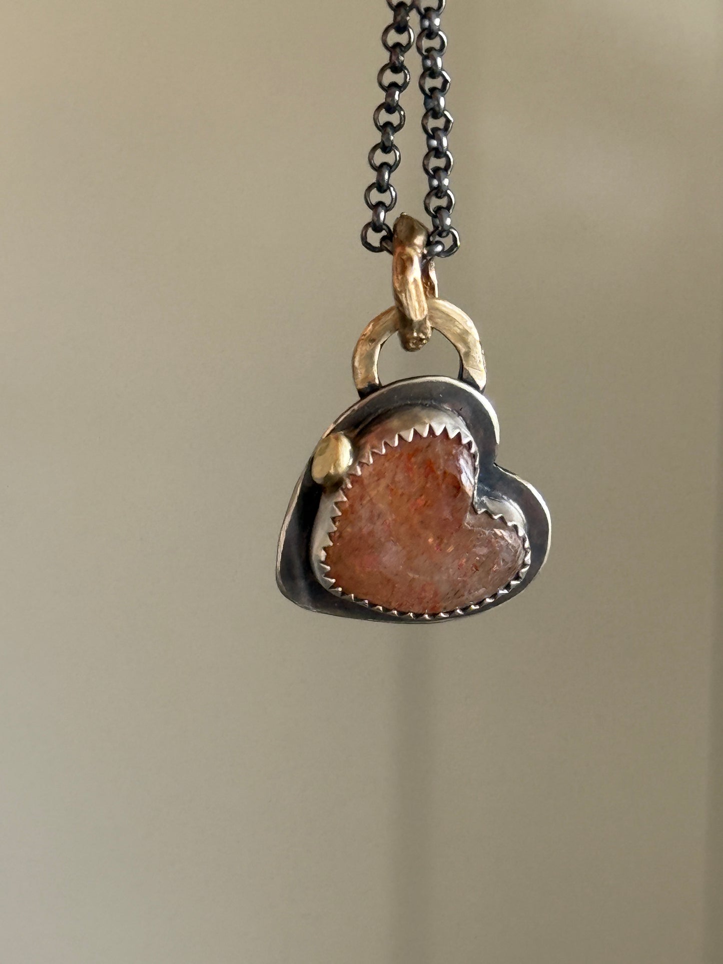Dainty Sunstone Pendant