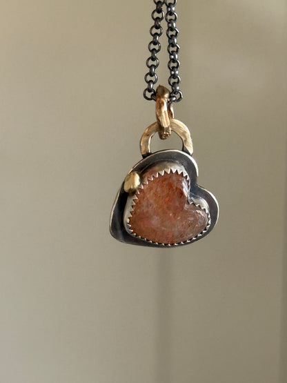 Dainty Sunstone Pendant