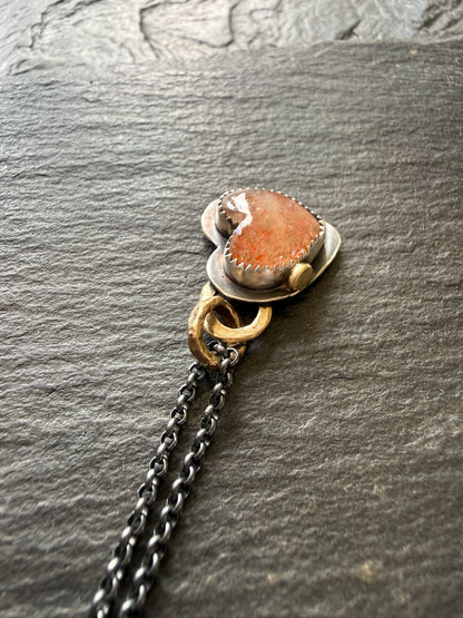 Dainty Sunstone Pendant