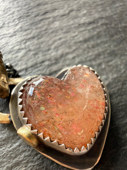 Dainty Sunstone Pendant