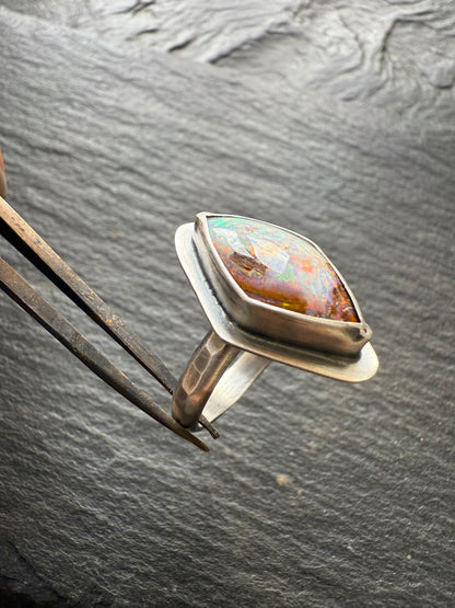 FOR HALEY - Boulder Opal Ring US 7