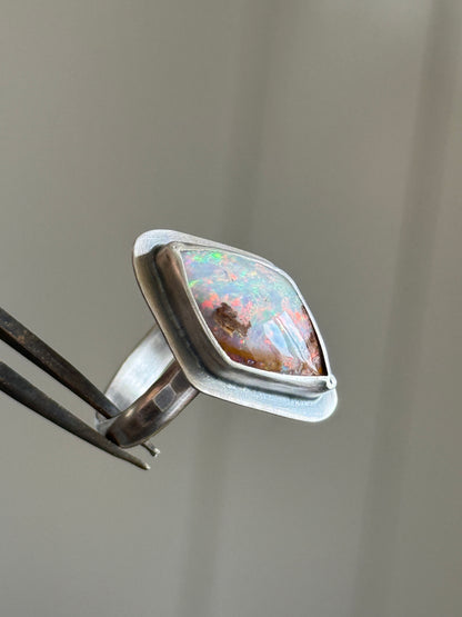 FOR HALEY - Boulder Opal Ring US 7