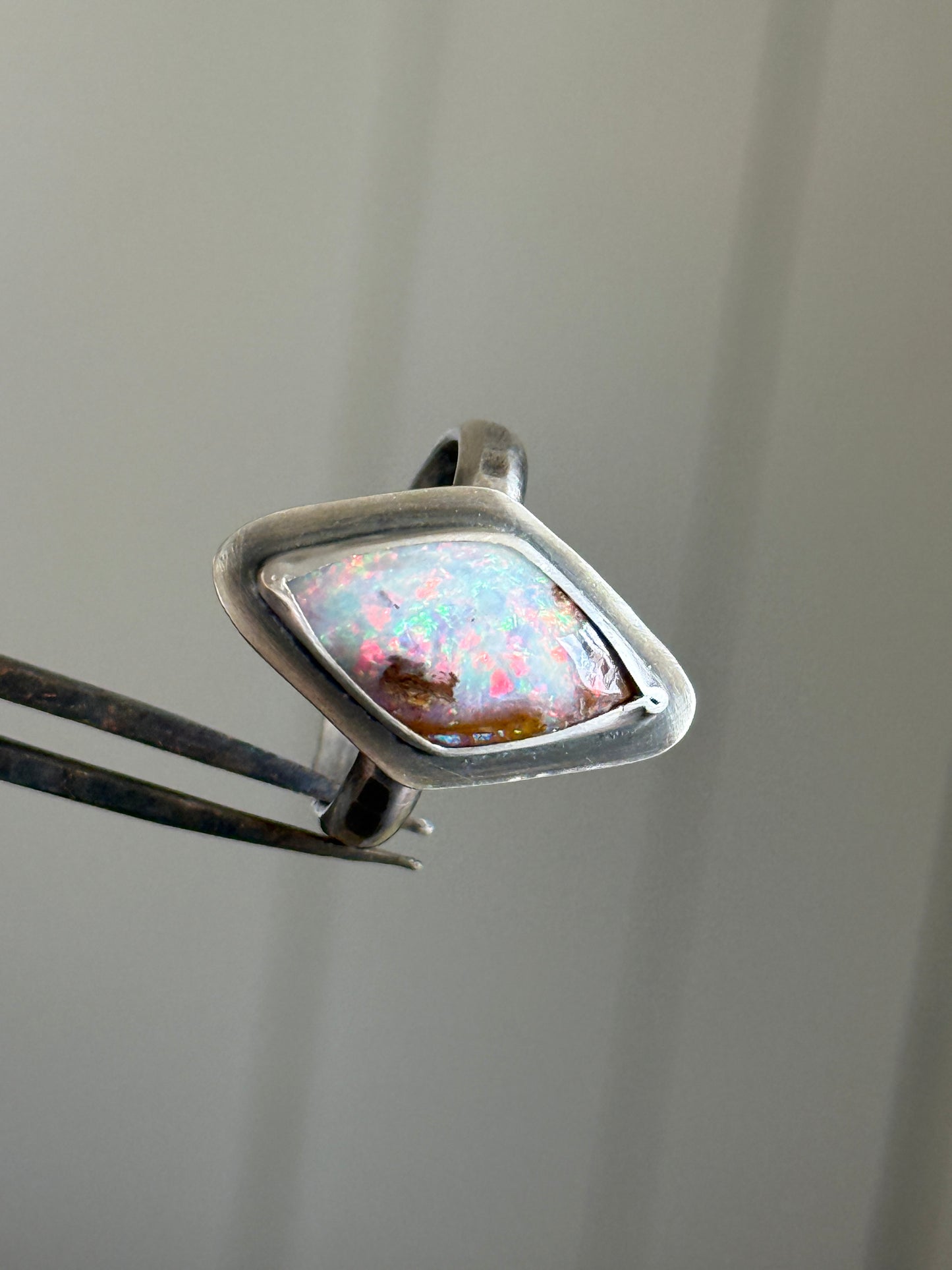 FOR HALEY - Boulder Opal Ring US 7