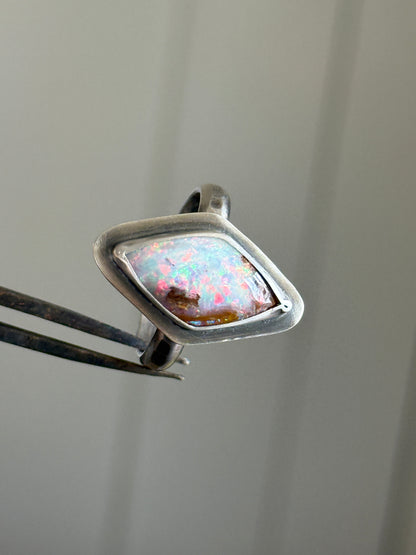 FOR HALEY - Boulder Opal Ring US 7