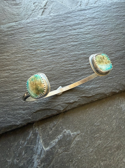 Opalised Petrified Wood Stone Open Bangle