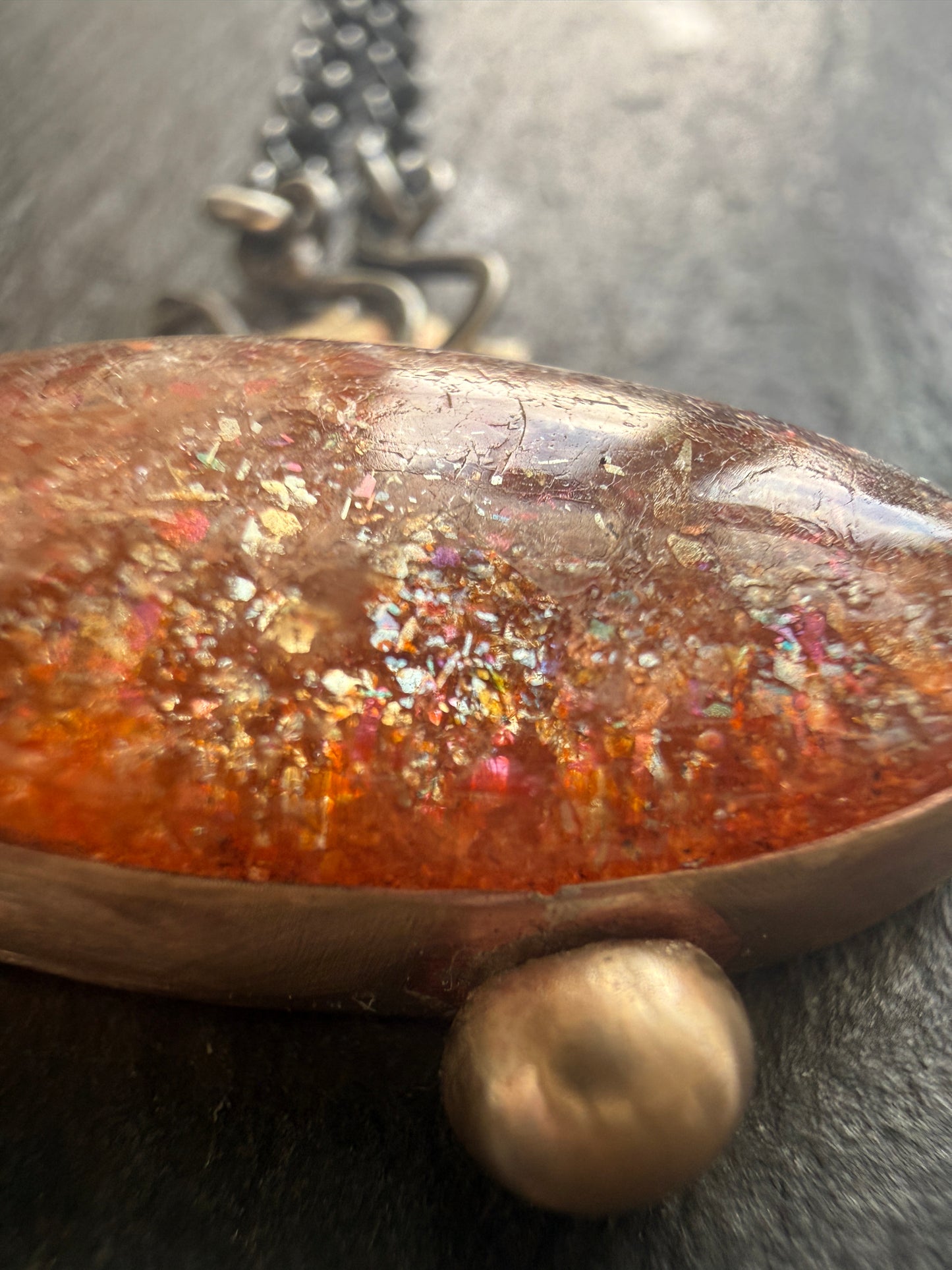 Confetti Sunstone Pendant