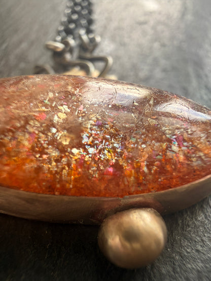 Confetti Sunstone Pendant