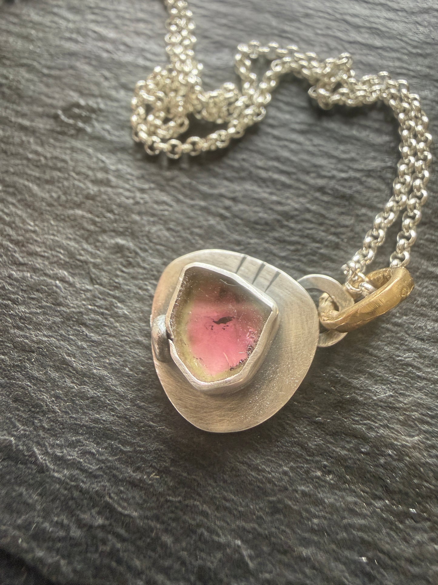 Dainty Tourmaline Pendant