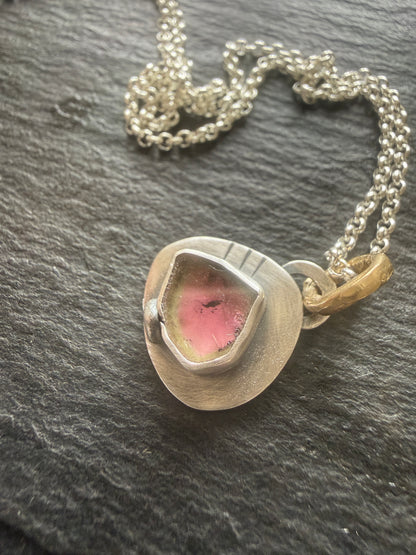 Dainty Tourmaline Pendant