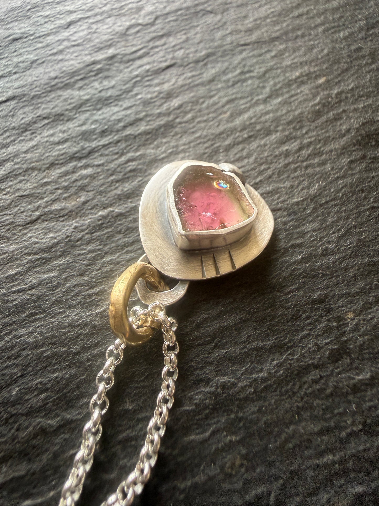 Dainty Tourmaline Pendant