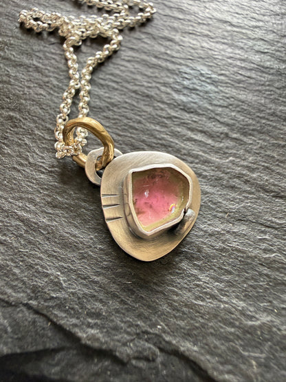 Dainty Tourmaline Pendant
