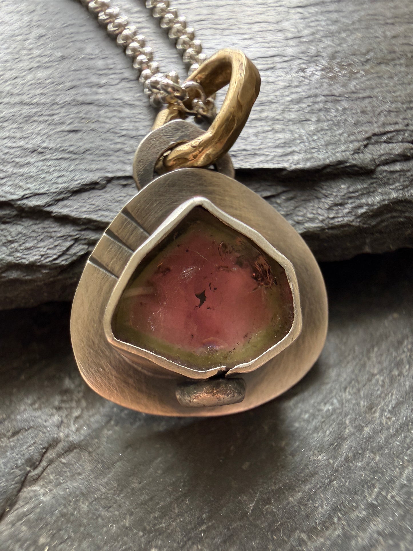 Dainty Tourmaline Pendant