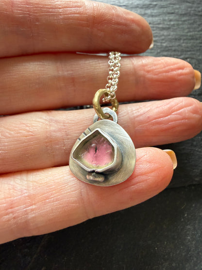Dainty Tourmaline Pendant
