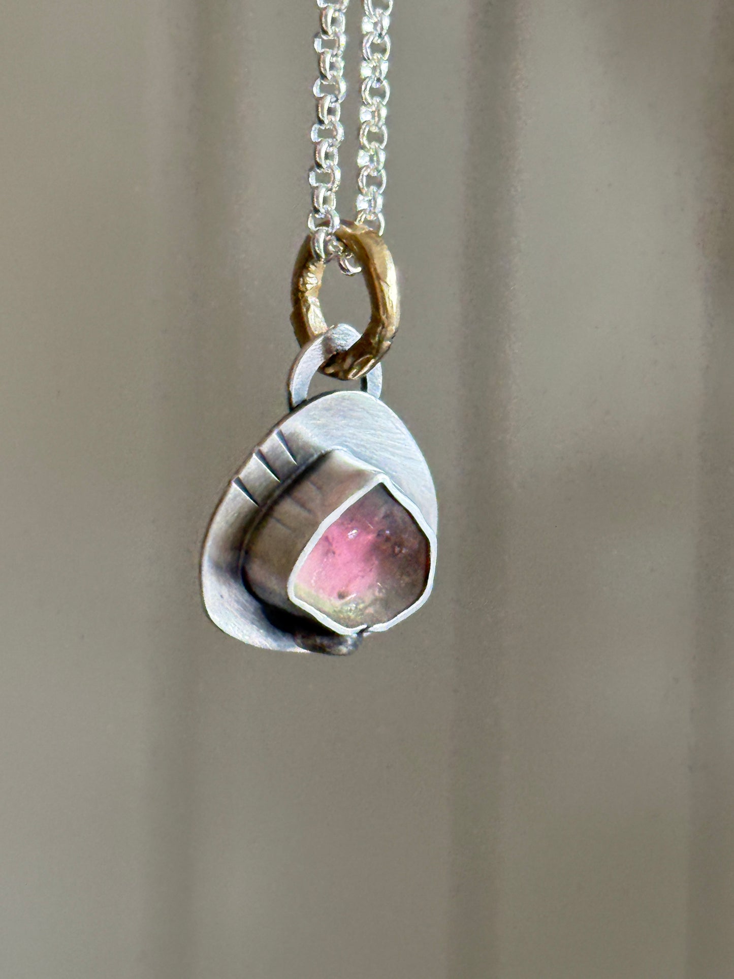 Dainty Tourmaline Pendant