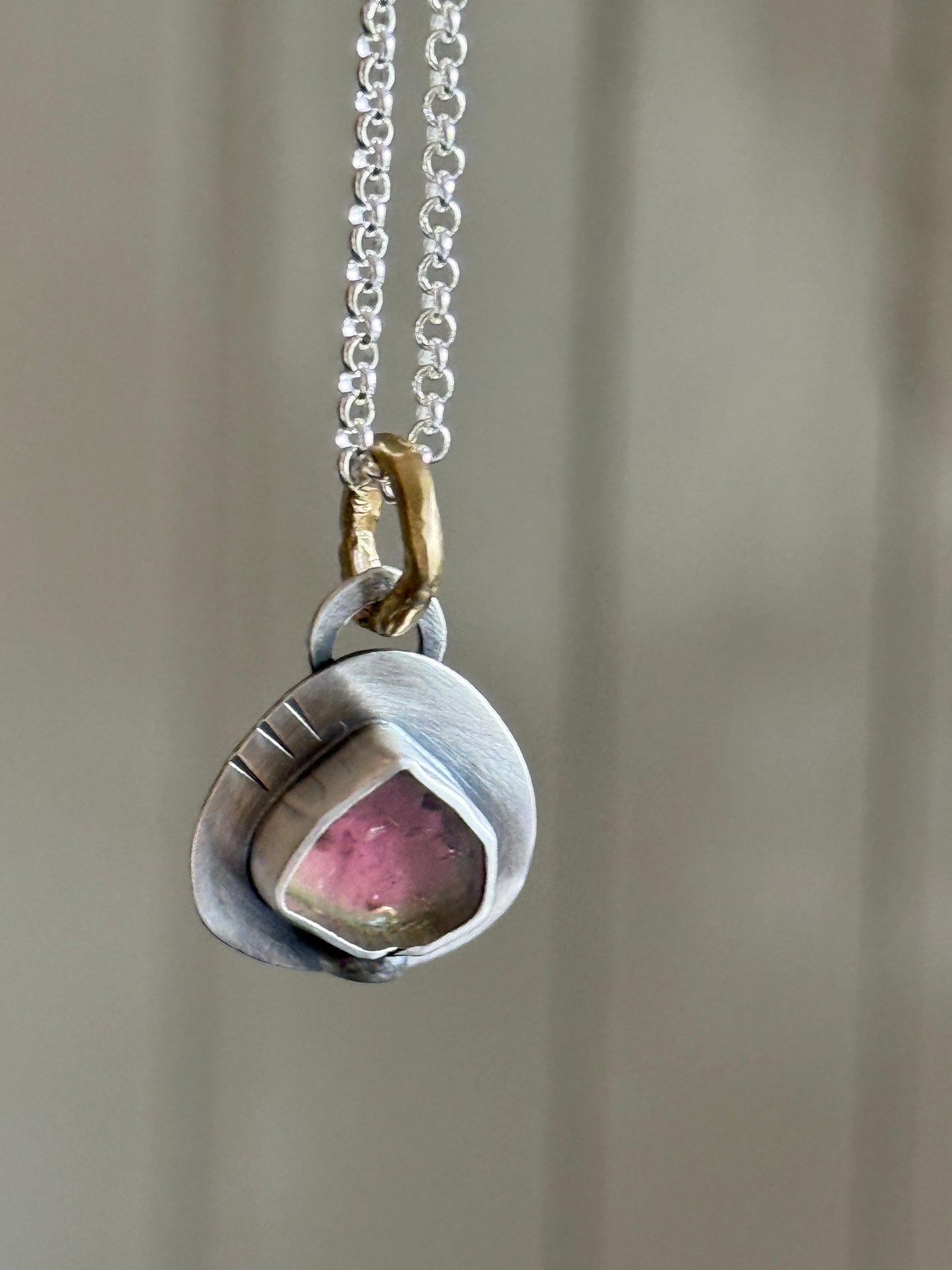 Dainty Tourmaline Pendant