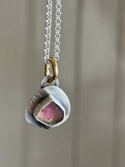 Dainty Tourmaline Pendant