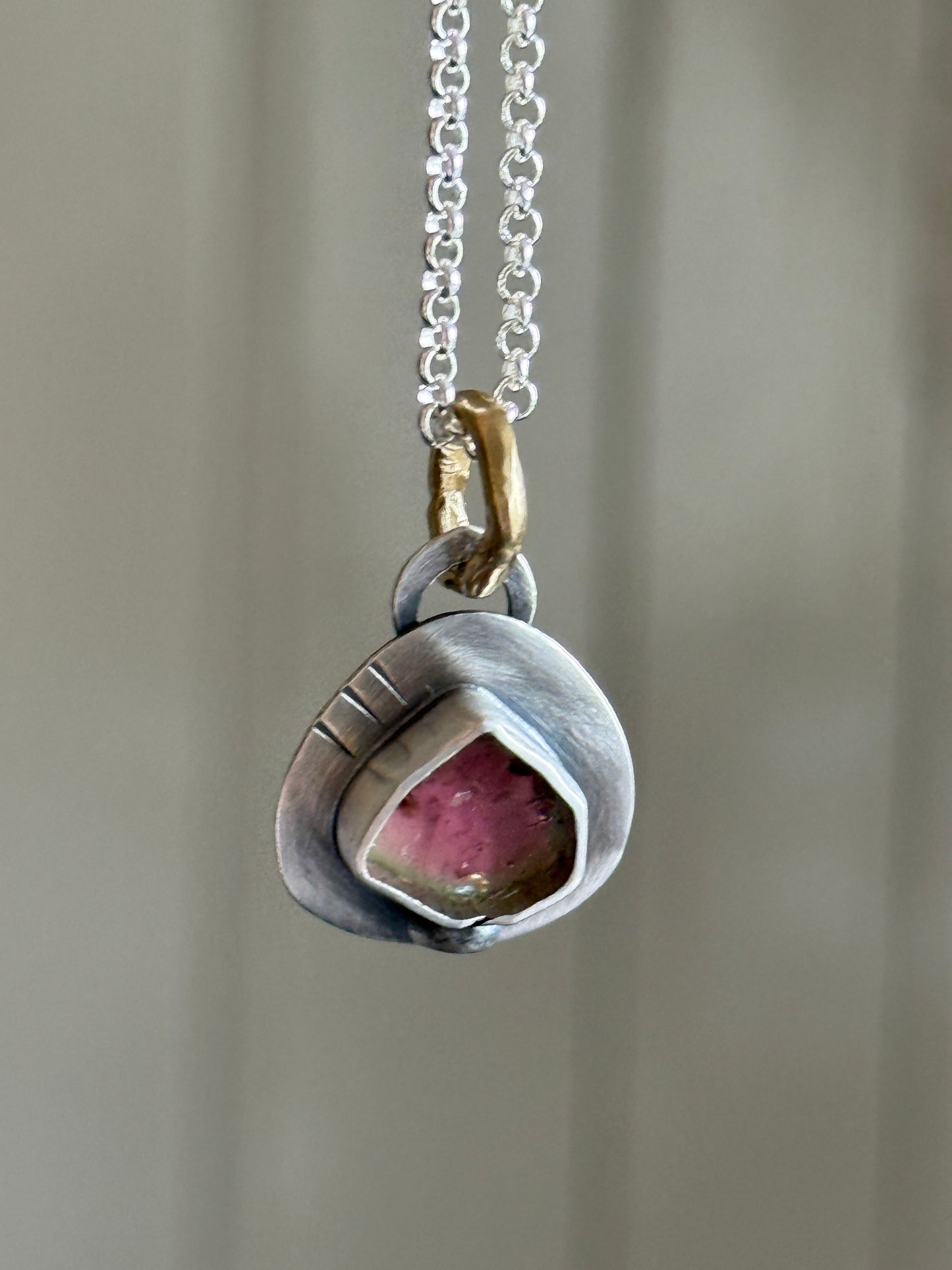 Dainty Tourmaline Pendant