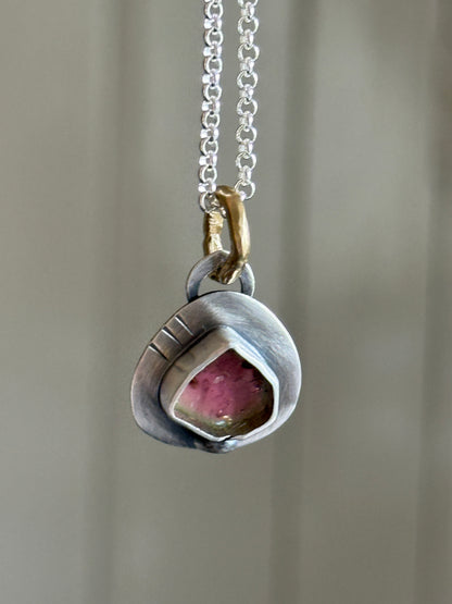 Dainty Tourmaline Pendant