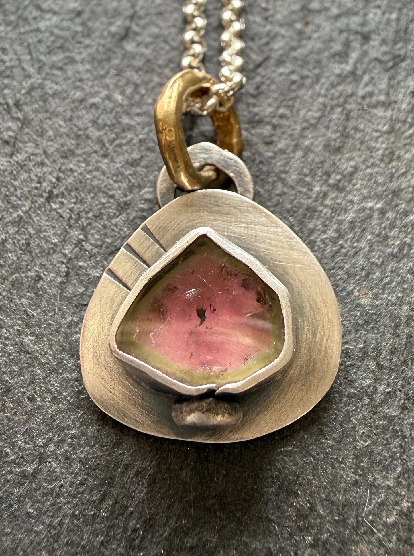 Dainty Tourmaline Pendant