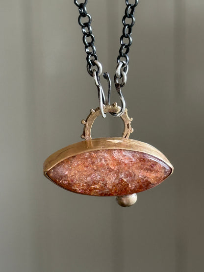 Confetti Sunstone Pendant